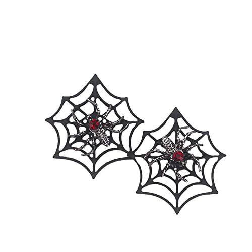 Schlichte schwarze Halloween-Creolen für Damen und Mädchen, personalisierte Party-Kostüm-Accessoires von Generic