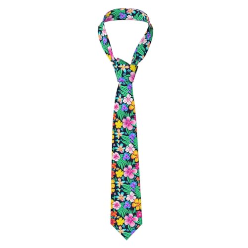 Schlips Bunte Blumen Herren Krawatte Mehrfarbige Slim Tie Für Party, Hochzeit, Festlichkeiten Schlips Bunte Blumen Herren Krawatte Mehrfarbige Slim Tie Für Party, Hochzeit, Festlichkeiten von Generic