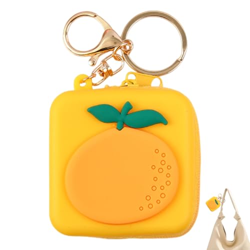 Schlüsselanhänger-Aufbewahrungstasche – Silikon-Münzgeldbörse, Schlüsselanhänger | niedliches Muster, Mehrzweck-Tasche, Mehrzweck-Hänge-Ornament, Reißverschluss-Design mit Metall-Schlüsselanhänger für Schlüsselanhänger-Aufbewahrungstasche – Silikon-Münzgeldbörse, Schlüsselanhänger | niedliches Muster, Mehrzweck-Tasche, Mehrzweck-Hänge-Ornament, Reißverschluss-Design mit Metall-Schlüsselanhänger für von Generic