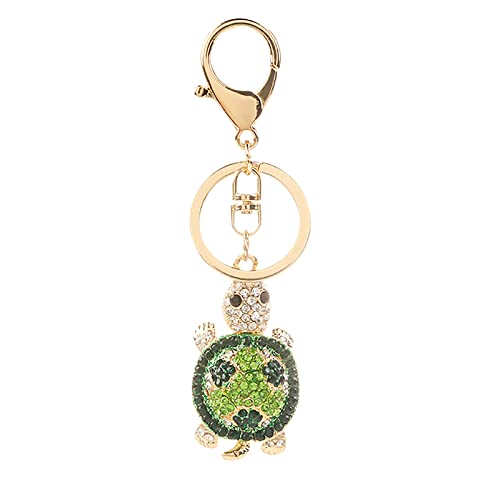 Schlüsselanhänger Schildkröte Schildkröte Schlüsselanhänger Schlüsselanhänger Charm Schlüsselanhänger für Männer und Frauen Kirsche Schlüsselanhänger (Green, One Size) von Generic