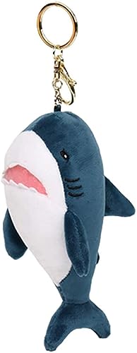 Schlüsselanhänger Weicher Cartoon Shark Shape Plüsch Hängender Anhänger für Tasche,Auto Schlüsselanhänger Zubehör für Damen Herren Nützlich und attraktiv von Generic