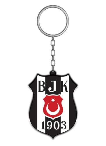 Schlüsselanhänger mit Besiktas SK Motiv, für Auto, Motorrad, Schlüssel Anhänger Fußball Türkei als Geschenk für Männer, Damen & Kinder. von Generic