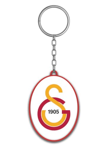 Schlüsselanhänger mit Galatasaray SK Motiv, für Auto, Motorrad, Schlüssel Anhänger Fußball Türkei als Geschenk für Männer, Damen & Kinder. von Generic