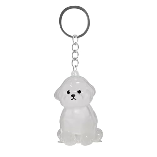 Schlüsselanhänger zum Sammeln von Katzen- und Hundehaaren, Pelz-Lebensanhänger für Hunde, DIY-Haustierfell-Sammlung, Haustierfell-Andenken,3D-Hundefell Anhänger von Generic