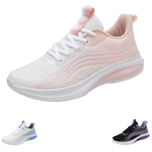 Schlupfschuhe Damen Hinten Offen Slip Sneaker Mit Dämpfung Weichen Sohlen Joggingschuhe Mesh Stoffturnschuhe Orthopädische Flach Schuhe Breite Füße Walkingschuhe Casual Exquisit Schnürschuhe Schlupfschuhe Damen Hinten Offen Slip Sneaker Mit Dämpfung Weichen Sohlen Joggingschuhe Mesh Stoffturnschuhe Orthopädische Flach Schuhe Breite Füße Walkingschuhe Casual Exquisit Schnürschuhe von Generic