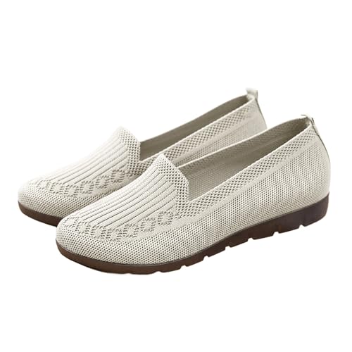 Schlupfschuhe Damen Sneaker Herren Flache Atmungsaktiv Laufschuhe Mesh Walkingschuhe Geschlossen Gestrickte Loafers Weiche Sohle rutschfeste Sportschuhe Für Alltag & Spaziergänge Schlupfschuhe Damen Sneaker Herren Flache Atmungsaktiv Laufschuhe Mesh Walkingschuhe Geschlossen Gestrickte Loafers Weiche Sohle rutschfeste Sportschuhe Für Alltag & Spaziergänge von Generic