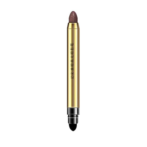 Schminke Geschenkset Doppelseitiger Perlglanz-Lidschattenstift, formender Seidenraupenstift, aufhellender Textmarker, Konturierung, zum Verschmieren kleben Schimmerndes (C, One Size) von Generic
