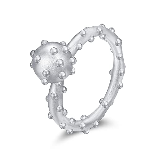 Schmuck,925 Silber Sterling Charm Bubble Ring platiniert Charm-Schmuck für Frauen und Mädchen von Generic