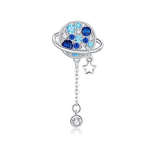Schmuck,Blue Planet Beads Damen Schmuckherstellung 925 Sterling Silber Charm Beads passend Armband oder Armreif von Generic