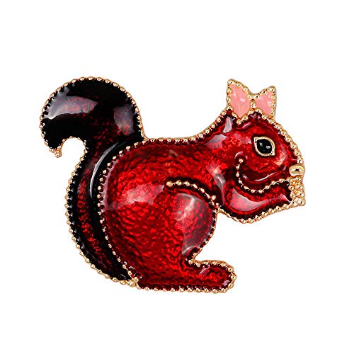 Schmuck Brosche Damen Corsage Eichhörnchen Hochzeit Braut Pin Kleid Schals Schal Clip Tasche Ornament Weihnachtsgeschenk von Generic