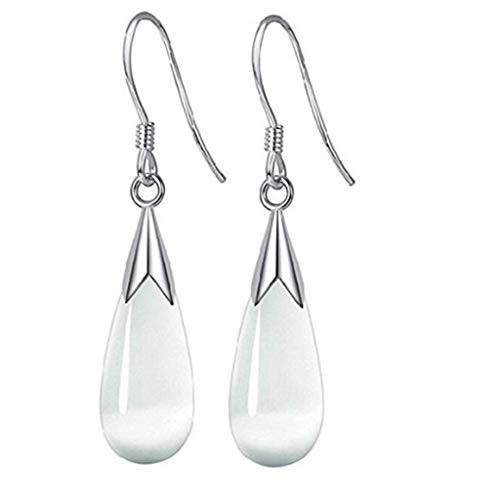 Schmuck Ohrringe 925 Opal Silber Ohrringe Tropfen Damen Ohrhänger Schmuckständer Ohrringe von Generic