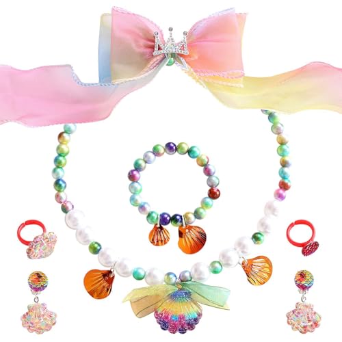 Schmuckset für kleine Schmuckstücke, 7 x Prinzipienprinzipien, Cosplay-Zubehör, Kostümzubehör für die tägliche Kleidung, Consulte la descripción, Harz, Siehe Beschreibung von Generic