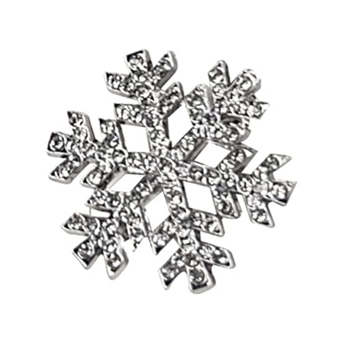 Schneeflocke Haarspangen Haarspange Süße Haarnadel Weihnachten Strass Haarspange Haar Weihnachten für Frauen von Generic