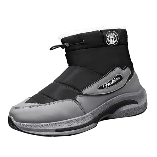 Schneeschuhe Herren Warm Winterschuhe Kurzschaft Stiefeletten Wasserdicht Wanderschuhe Wasserdicht rutschfest Schneestiefel Wanderschuhe Schneeschuhe Komfort Wanderhalbschuhe Camping von Generic
