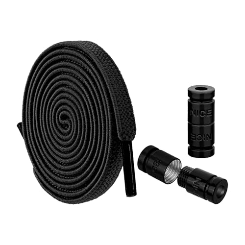 Schnürsenkel-Schnalle – Schnürsenkel-Clips für Stiefel, Sportschuhe | Faule Schnürsenkel ohne Schnalle, kostenlose elastische Schnürsenkel, Seil, flache Befestigungen für Männer und Frauen, dehnbare von Generic