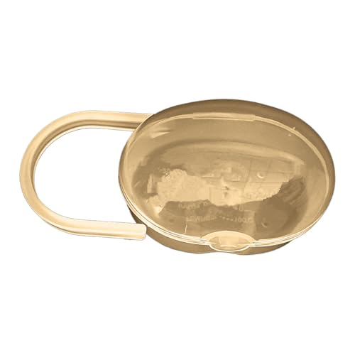 Schnullerhalter, Schnulleretui - transparenter Schnullerbehälter, leichte Schnullerhalterhülle, transparente Box für Schnuller, gelb, Se référer au descriptif, Siehe Beschreibung von Generic