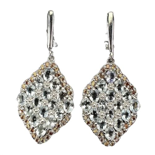 Schöne Silber Ohrringe Saphir Aquamarin 925 4 Schöne Silber Ohrringe Saphir Aquamarin 925 4 von Generic