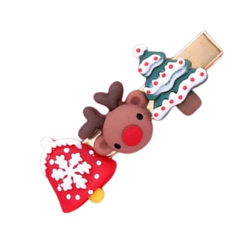 Schöne Weihnachts-Haarspangen für Mädchen, Weihnachts-Haarspangen für Mädchen, niedliche Haarspangen für Urlaub, , Weihnachtshaarzubehör für kleine Mädchen von Generic