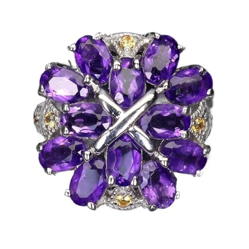 Schöner Amethyst Ring Saphir Songea natur r 16, Single Schöner Amethyst Ring Saphir Songea natur r 16, Single von Generic