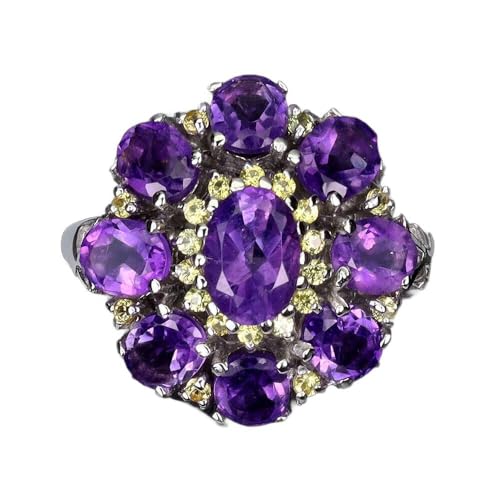Schöner Amethyst Ring Saphir Songea natur r 19, Single Schöner Amethyst Ring Saphir Songea natur r 19, Single von Generic