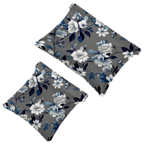 Schrapnellbeutel für Geldbörse, farbige Blätter, wasserdichte Make-up-Tasche, tragbare Tasche für Damen, 2 Stück von Generic