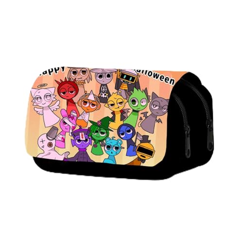 Schüler Doppelschicht Federmäppchen, Sprunki Musik Cartoon Druck Jungen und Mädchen Kinder Federmäppchen Multifunktional große Kapazität,Style 12 Schüler Doppelschicht Federmäppchen, Sprunki Musik Cartoon Druck Jungen und Mädchen Kinder Federmäppchen Multifunktional große Kapazität,Style 12 von Generic
