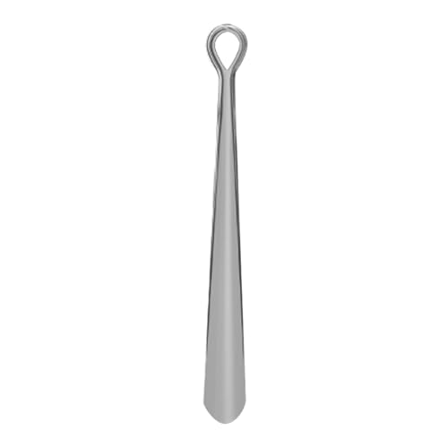 Schuhanzieher für Senioren - Schuhlöffelwerkzeug mit langem Griff, dekorativer Schuhanzieher für Männer und Frauen, ideal zum Tragen von hohen Absätzen und bequemen Turnschuhen, Transparent Gray, von Generic