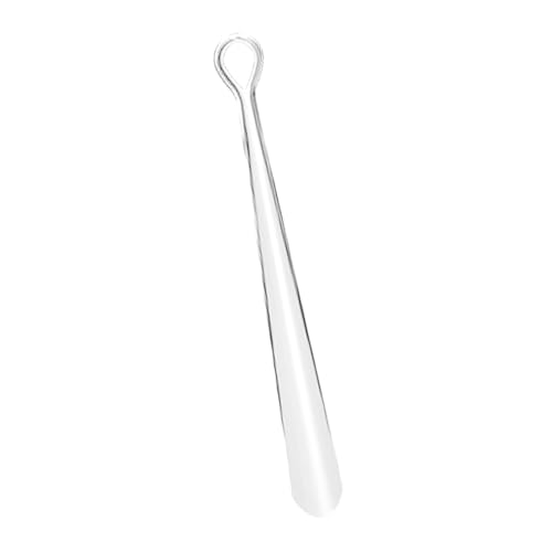 Schuhanzieher für Senioren - Schuhlöffelwerkzeug mit langem Griff, dekorativer Schuhanzieher für Männer und Frauen, ideal zum Tragen von hohen Absätzen und bequemen Turnschuhen, transparent, von Generic