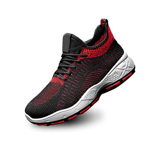 Schuhe Herren Sneaker Mit Schnürsenkel, Sport Schuhe Herren, Turnschuhe Luftpolster Shoes Sportlichen Halbschuhe Fashion Leicht Joggingschuhe rutschfeste Freizeitschuhe Freizeit Wanderschuhe von Generic