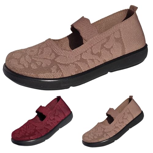 Schuhe Weiß Damen Ballerinas Runde Zehenpartie Aus Netzstoff Mit Riemen Breite Füße Walkingschuhe Weiche Sohle Orthopädische Trekkingschuhe rutschfeste Ballerina Schuhe Weiß Damen Ballerinas Runde Zehenpartie Aus Netzstoff Mit Riemen Breite Füße Walkingschuhe Weiche Sohle Orthopädische Trekkingschuhe rutschfeste Ballerina von Generic
