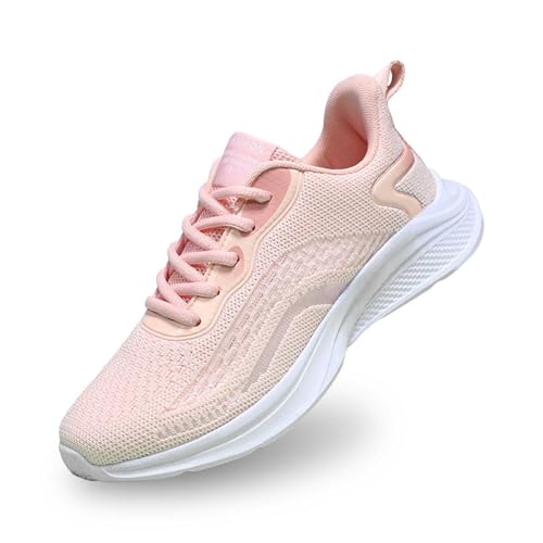 Schuhe für Running Damen, Trendy Schuhe für Gymnastik für Damen, Casual Sneakers Bequem Leichte für Jogging Mesh Turnschuhe für Trekking Tennis Outdoor Fitness rutschfest Abriebfest von Generic