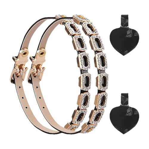 Schuhgürtel, abnehmbarer Schuhgürtel, Anti-Lock-Strass-Schuhgürtel, praktisches und abnehmbares elastisches Schuhband für Damen, Erwachsene, Schneiderin und N, Consulte la descripción, Leder Schuhgürtel, abnehmbarer Schuhgürtel, Anti-Lock-Strass-Schuhgürtel, praktisches und abnehmbares elastisches Schuhband für Damen, Erwachsene, Schneiderin und N, Consulte la descripción, Leder von Generic