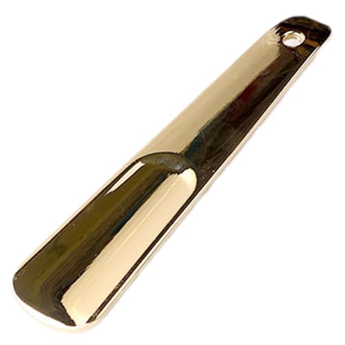 Schuhlöffel, Schuhlöffel aus Metall, Schuhlöffel – Hilfe für Reiseschuhe aus Edelstahl für Senioren, Männer und Frauen, Stiefel, Zubehör mit hohen Absätzen, gold, Se référer au descriptif von Generic