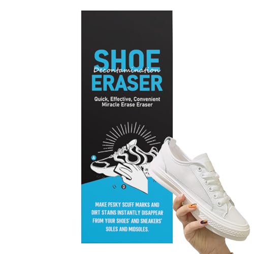 Schuhpflege Reinigungseraser - White Reinigungswerkzeug, professionelle Sneaker Cleaner -Lösung, Schnell trockener Sneakgummis | Effektiver Reiniger für Trainer, Wildleder, Leinwand, Freizeitsch von Generic