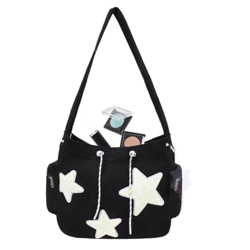 Schultertasche in Sternform: Messenger-Tasche mit Sternenmuster | tragbare Umhängetasche mit großem Fassungsvermögen für Mädchen, Ohne Anhänger, Consulte la descripción, Siehe Beschreibung von Generic