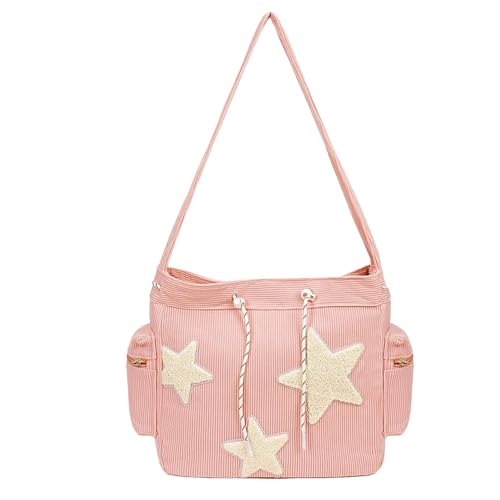 Schultertasche mit Sternenmuster – Tasche mit Sternenmuster, himmlisches Design, Hobo Messenger-Tasche mit Sternenmuster | tragbare Umhängetasche mit großem Fassungsvermögen, 1 Pink, Consulte la Schultertasche mit Sternenmuster – Tasche mit Sternenmuster, himmlisches Design, Hobo Messenger-Tasche mit Sternenmuster | tragbare Umhängetasche mit großem Fassungsvermögen, 1 Pink, Consulte la von Generic