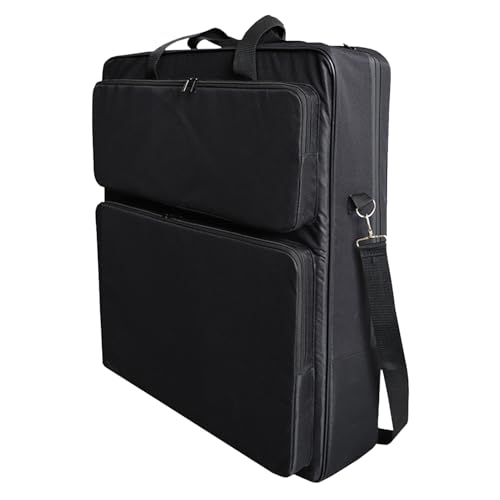 Schutzhülle mit Solarpanel – Aufbewahrungstasche, Reisetasche | Organizer aus wasserdichtem Oxford-Stoff, stoßfest, gepolsterter Trageriemen für Camping, Outdoor, Festival- und Reisebegleiter von Generic