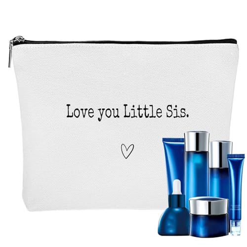 Schwester Toilettenbeutel - Reisetasche, Beauty Organizer | Beste transportable Kosmetasche, praktisches Geschenk für Schwestern unterwegs, Urlaub oder Abende zwischen Mädchen Schwester Toilettenbeutel - Reisetasche, Beauty Organizer | Beste transportable Kosmetasche, praktisches Geschenk für Schwestern unterwegs, Urlaub oder Abende zwischen Mädchen von Generic