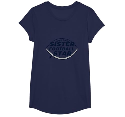 Schwester eines Fußballstars: Stolze Familienunterstützung T-Shirt, Girls, Marineblau, XS Schwester eines Fußballstars: Stolze Familienunterstützung T-Shirt, Girls, Marineblau, XS von Generic