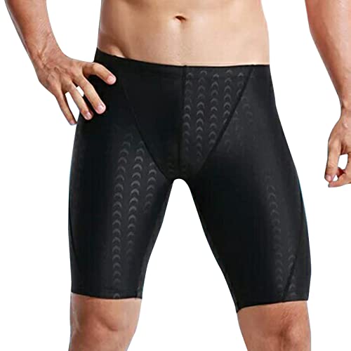 Schwimmhose Herren Badehose eng Jammer Schnelltrocknend Schwimmhose UV-Schutz Swim Trunks knielangen Badeanzug zum Schwimmen Kompression Wettkampf Schwimmhosen Herren von Generic