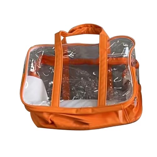 Schwimmtasche zur Aufbewahrung Toilettenartikeln, Kulturbeutel, Schuhaufbewahrung, Schutzbrille, Badeanzug, Strandtasche Taschen Radio (Orange, One Size) von Generic