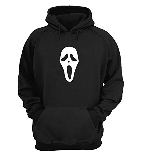 Scream Reaper Ghost Scary Mask_KK018862 Hoodie Kapuzenpullover Kapuzen Novelty Design Gift Unisex Men's Women's Youth - Medium - Black von Generic