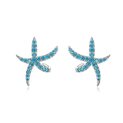 Seestern-Ohrstecker für Frauen, blau, Ohrringe, Ohrstecker, Schmuck Seestern-Ohrstecker für Frauen, blau, Ohrringe, Ohrstecker, Schmuck von Generic