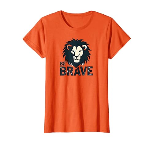 Sei EIN mutiger Löwe, inspirierend T-Shirt, Damen, Orange, L Sei EIN mutiger Löwe, inspirierend T-Shirt, Damen, Orange, L von Generic
