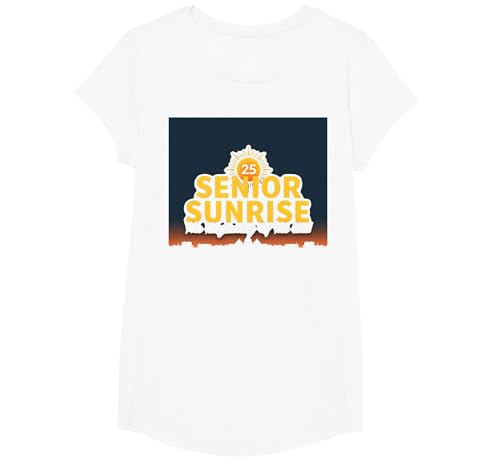 Senior Sunrise 2025: Der Anfang vom Ende T-Shirt, Girls, Weiß, XS von Generic