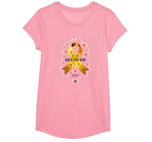 September Gold: Kindheitskrebskrieger Bewusstsein T-Shirt, Girls, Rosa, XS September Gold: Kindheitskrebskrieger Bewusstsein T-Shirt, Girls, Rosa, XS von Generic