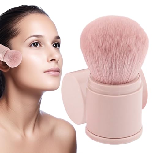 Setting Powder Brush | Retractable Foundation Brush - Soft Makeup Tool for Foundation Rouge, Portable Eye Shadow Cosmetic Applicator von Generic