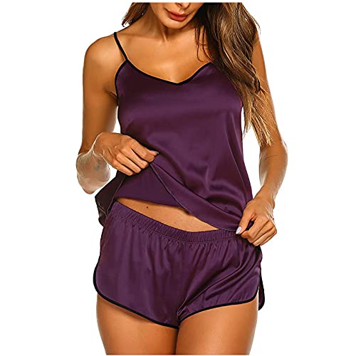 Sexy Damen unterwäsche Räumungsverkauf Frauen Sexy EIS-Seide Dessous Unterwäsche Pyjama Anzug von Generic