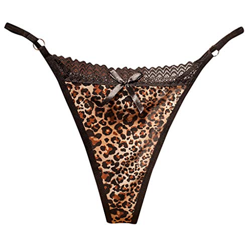 Sexy Leoparden-Unterwäsche, Dessous, Spitzen-Slip, Damen, durchscheinend, Netz-Höschen, Tangas für Frauen, Übergröße, Braun, Einheitsgröße Sexy Leoparden-Unterwäsche, Dessous, Spitzen-Slip, Damen, durchscheinend, Netz-Höschen, Tangas für Frauen, Übergröße, Braun, Einheitsgröße von Generic