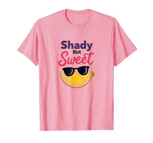 Shady Bunch: Shady But Sweet Lemon Sonnenbrille Summer Humor T-Shirt, Herren, Rosa, S Shady Bunch: Shady But Sweet Lemon Sonnenbrille Summer Humor T-Shirt, Herren, Rosa, S von Generic